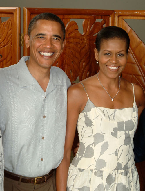 하와이에서 휴가 중인 미 대통령 오바마 