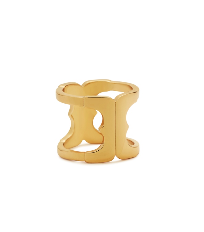 TB Gemini Link Ring in Shiny Gold